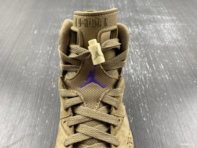 Cheap MAX 6 FD1643-300 Brown Gore-Tex Kelp Air WMNS Jordan 0815
